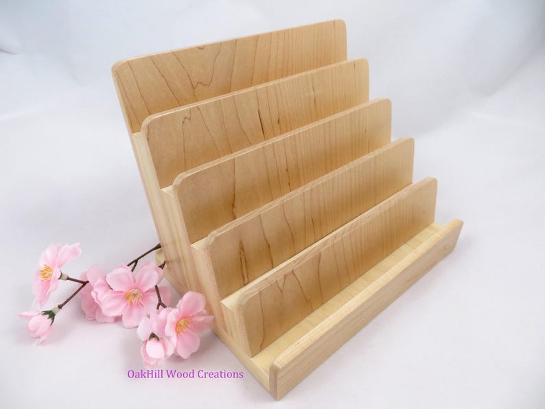 Multiple Card Stand Wood Card Display Trade Craft Booth Etsy