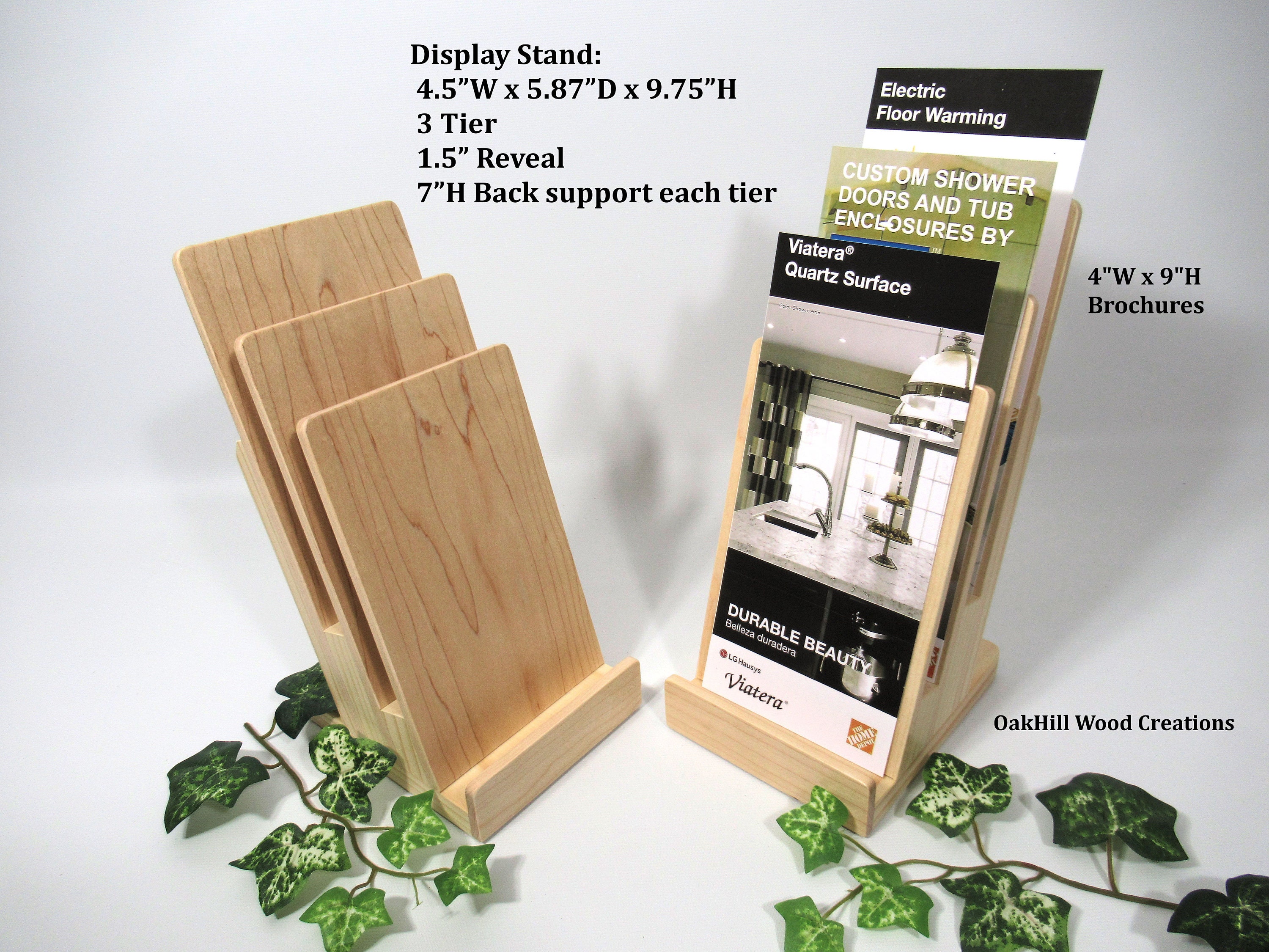 DS THE DISPLAY STORE 3 Tier Rotating Sticker Display Stand For