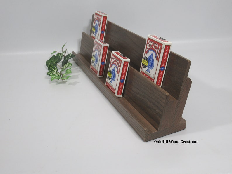 Playing Card Display Stand Collectible Card Holder Mancave Etsy