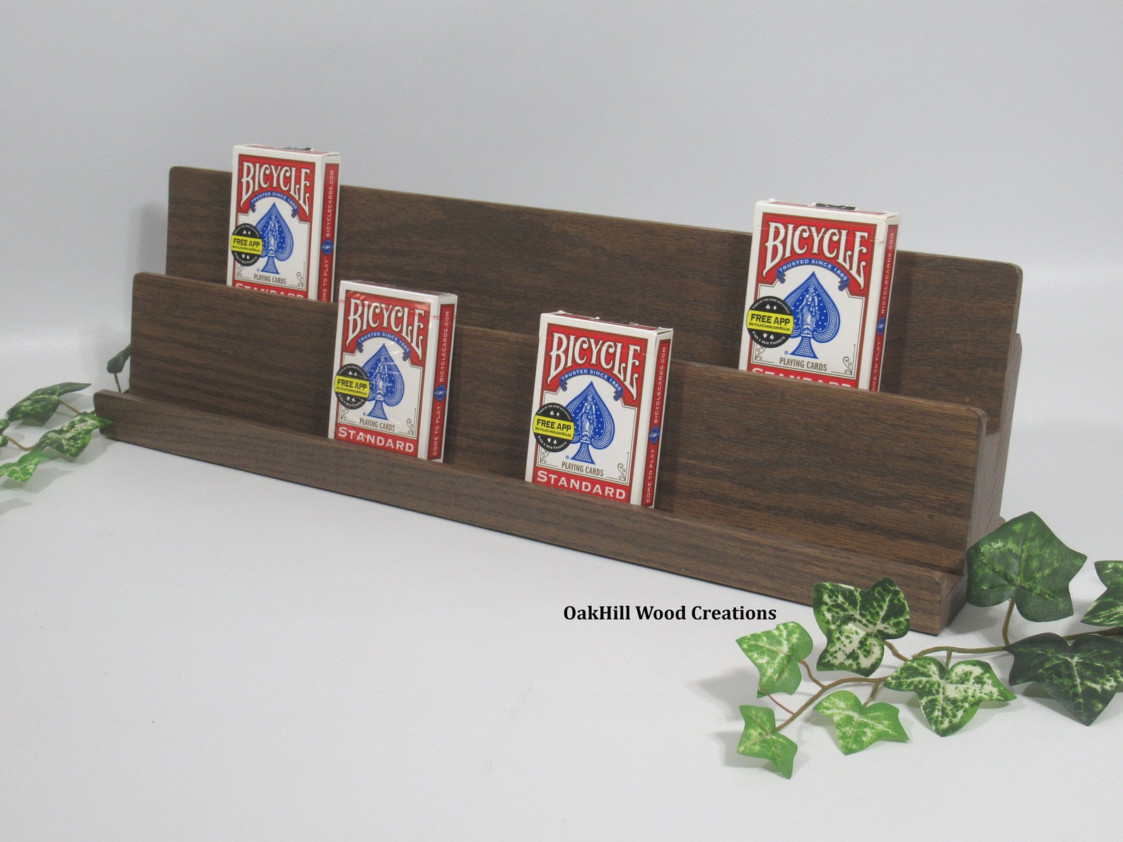 Playing Card Display Stand Collectible Card Holder Mancave Etsy