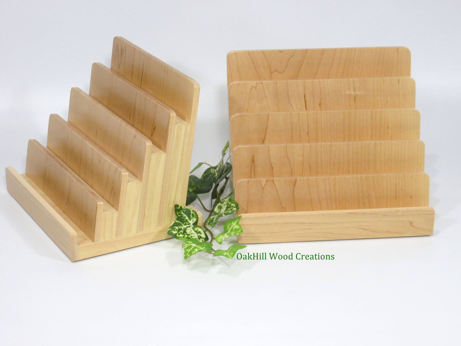 Multiple Card Stand Wood Card Display Trade Craft Booth Etsy