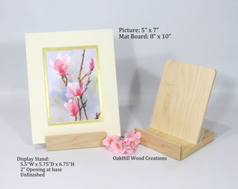 Présentoir imprimé mat - Art artisanal et support photo - Fabriqué sur commande