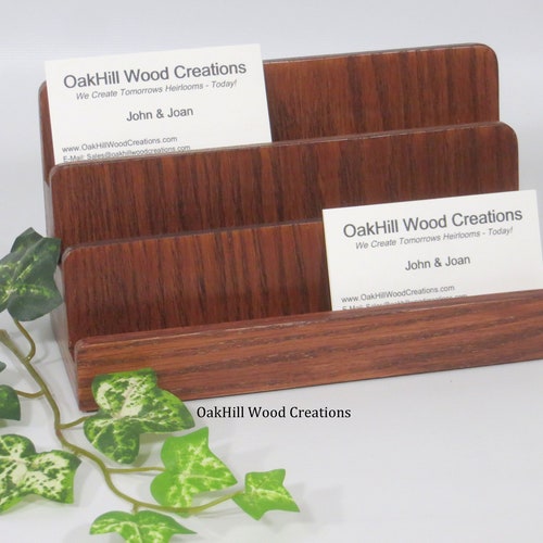 Multiple Card Holder, Wooden Card Display, order Reception Desk Stand, Business Card Holder, Trade Craft Booth, Exhibition Display