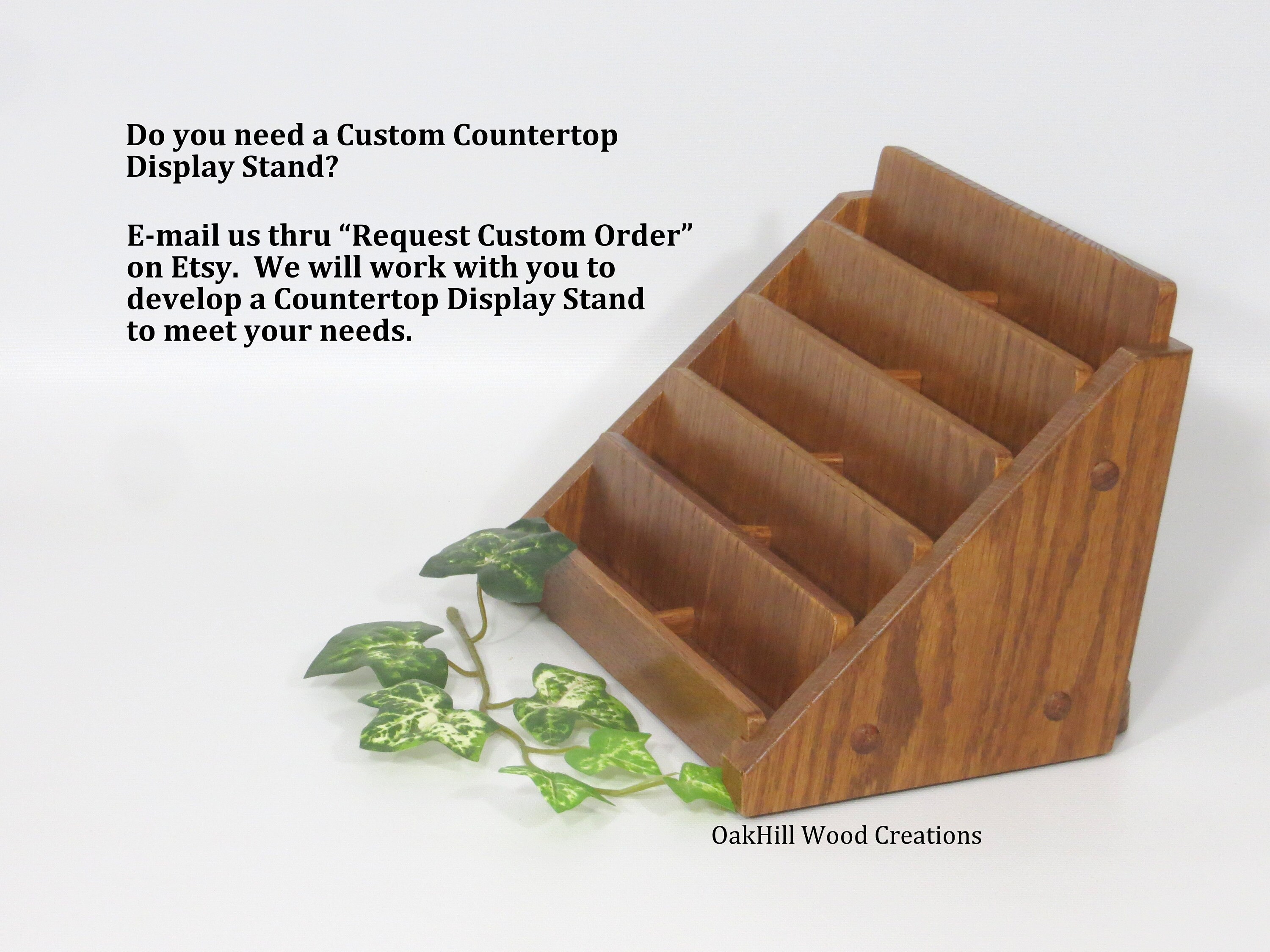 Multiple Card Stand Business Card Stand Reception Desk Etsy