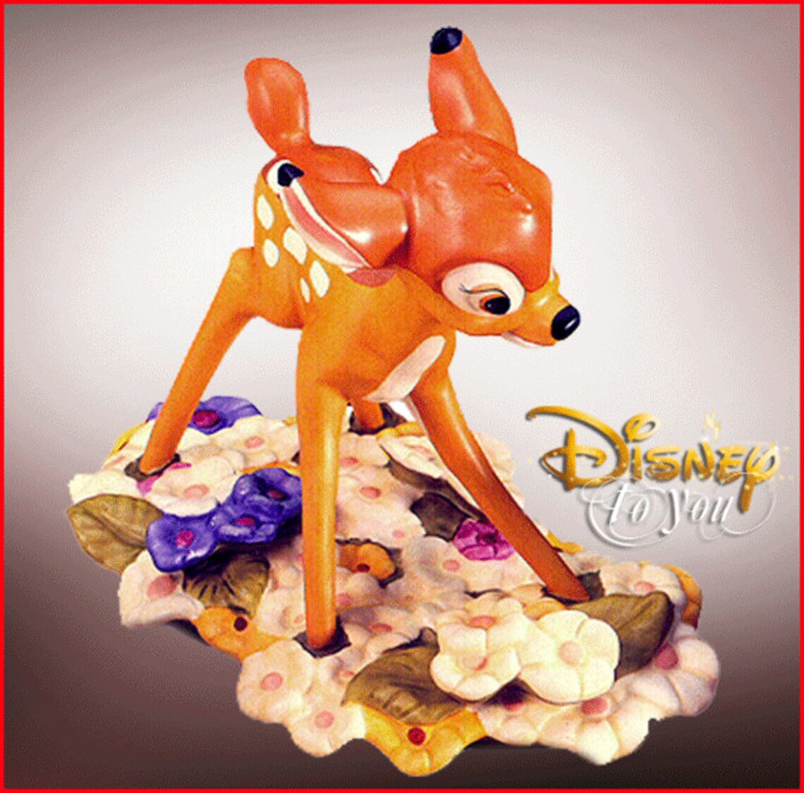 Disney Walt Disney Classic Collection Bambi Figurine Etsy