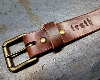 Leather lasting Men's and Women's Belt
