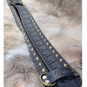 Ladies Leather Armor | Female Armor | Cuirass | Corset | Pauldrons | Breastplate | ShieldMaiden Viking Medieval Renaissance costuming image 11