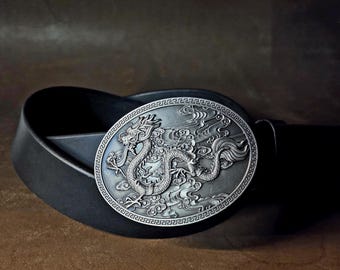 Pewter Dragon Oval Belt- Viking Medieval Renaissance Costume