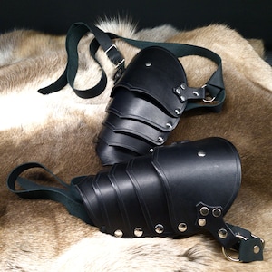 SM Pair of Pauldrons | Spaulders | Shoulder Pad | Shoulder Armor | Shoulder Guard | Viking Medieval Renfaire costuming