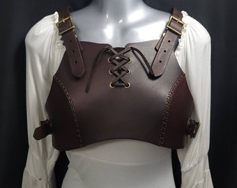 Ladies Leather Cuirass | Renaissance Viking Cosplay Chest Armor