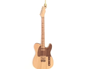 Adorno de guitarra eléctrica de madera personalizado