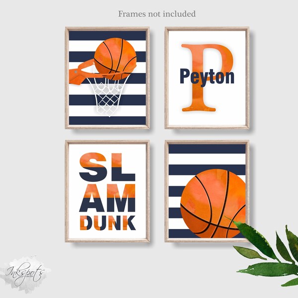 Basketball Wall Art Etsy