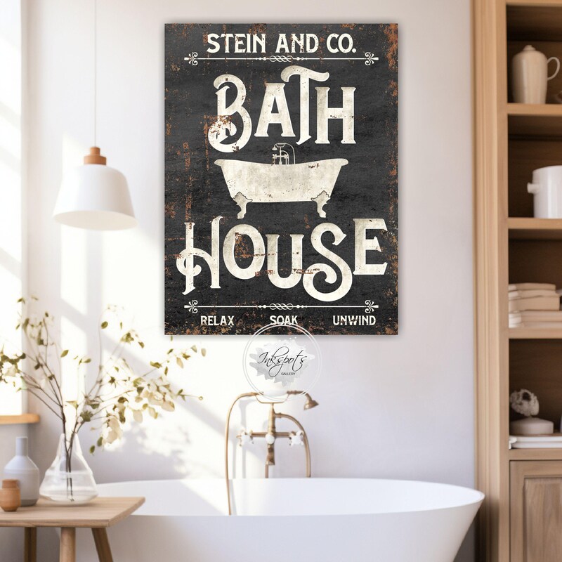 Farmhouse Bathroom Art - Etsy