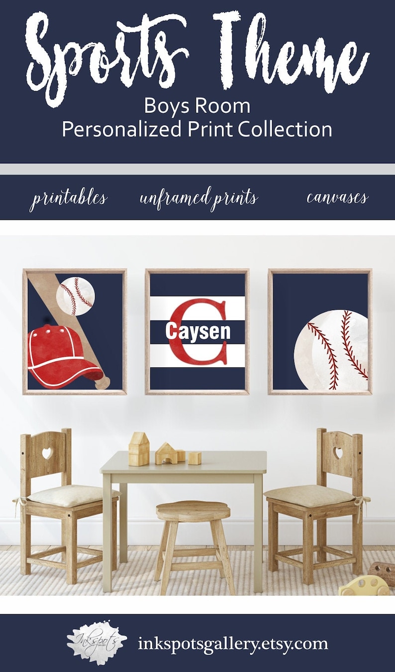 Baseball Nursery Baseball Decor for Boys Room Sports Decor Etsy