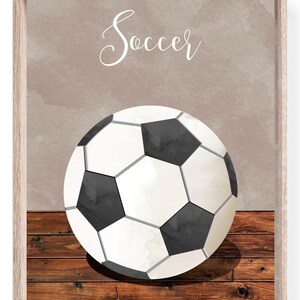 Printable Sports Decor for Boys Room Set of 6 Sports Nursery - Etsy