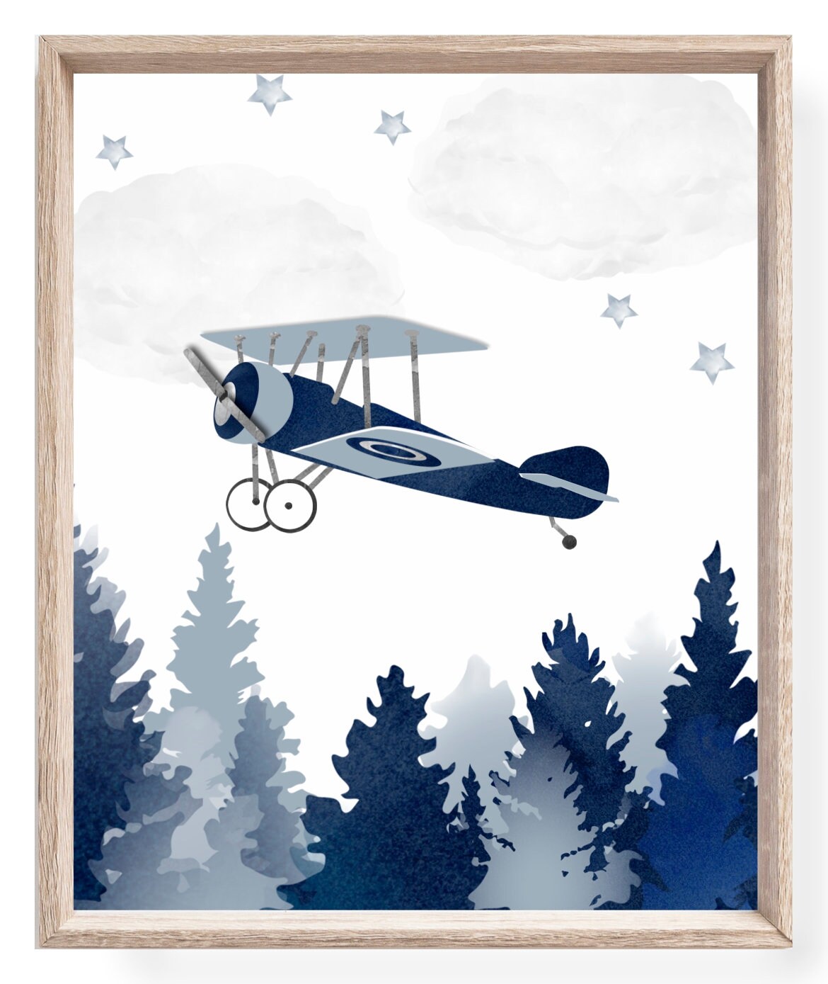 FlugzeugZimmer Dekor Druckbares FLUGZEUG KINDERZIMMER | Etsy