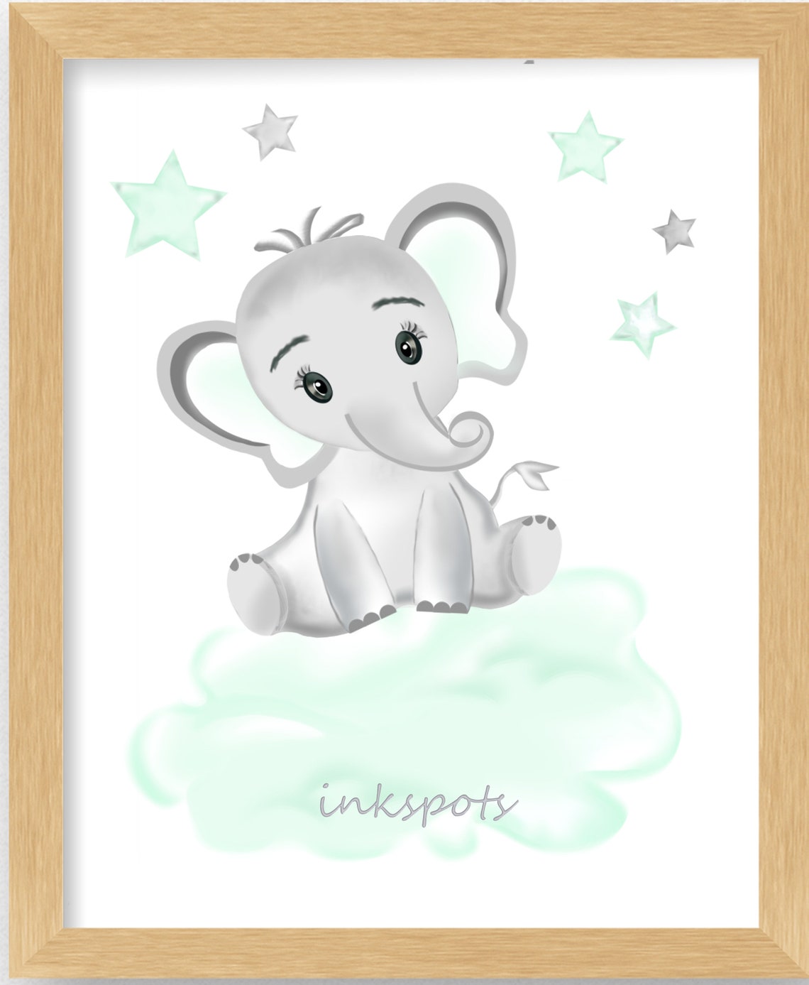 ELEPHANT Nursery Decor for Baby Boy or Girl with Dream Big Etsy