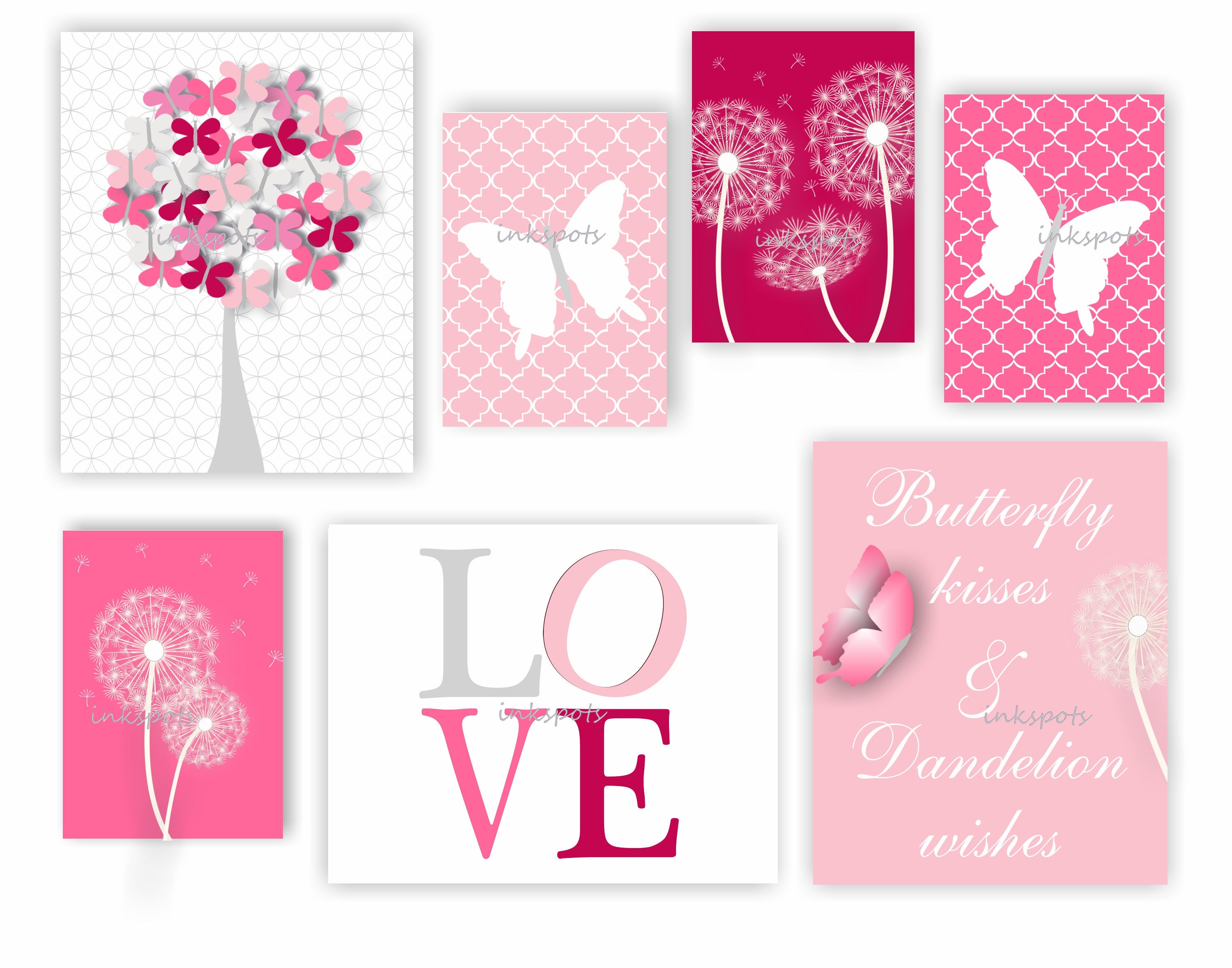 Butterfly Kiss Canvas Wall Art