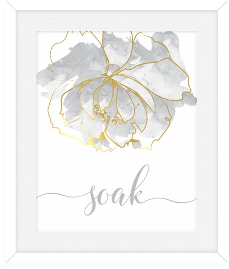Bathroom Wall Art Pictures Relax Soak Unwind Printable - Etsy