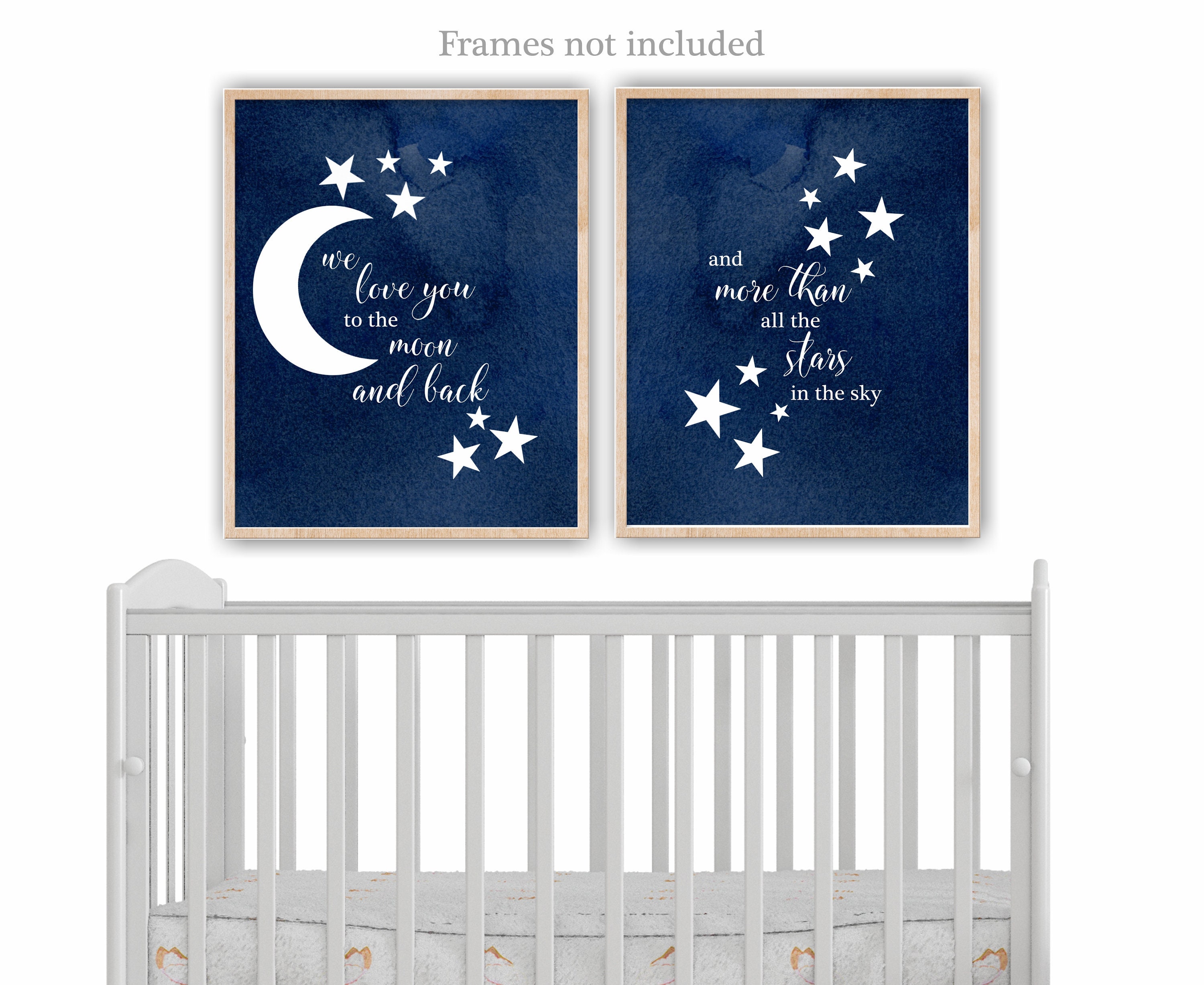 Baby Boy Nursery Decor Moon And Stars Baby Shower Decor We Etsy Baby Boy Nursery Decor Moon And Stars Baby Shower Decor We Etsy