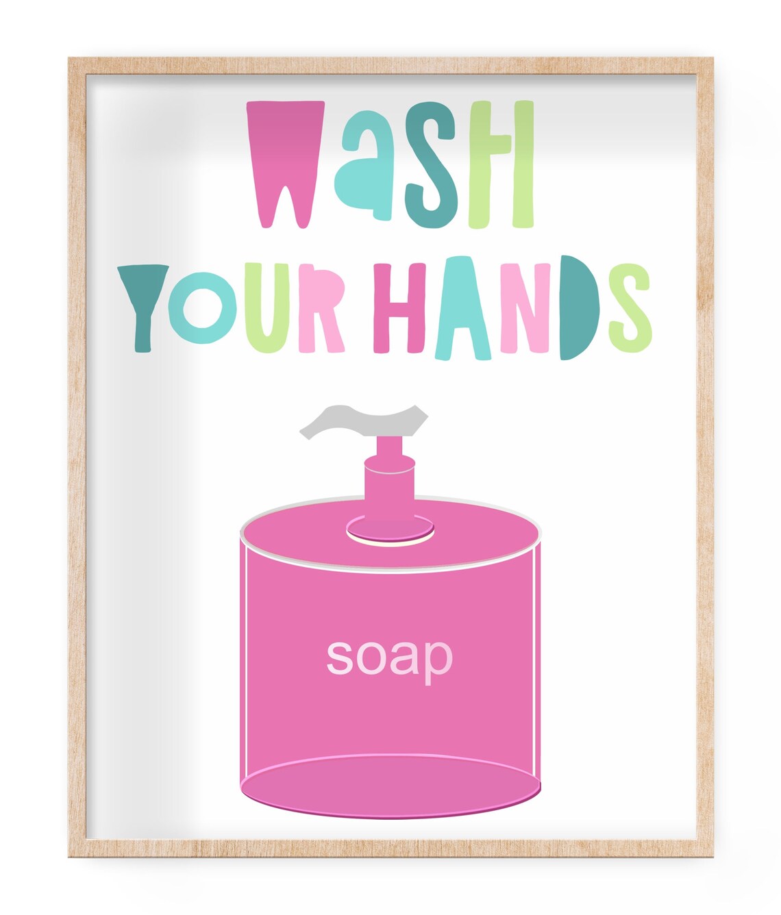 Kids Bathroom Art BATHROOM RULES Sign PRINTABLE Wall Decor - Etsy