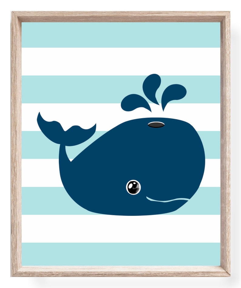 Nautical Nursery Wall Decor. Set of 6 Nautical Nursery Etsy