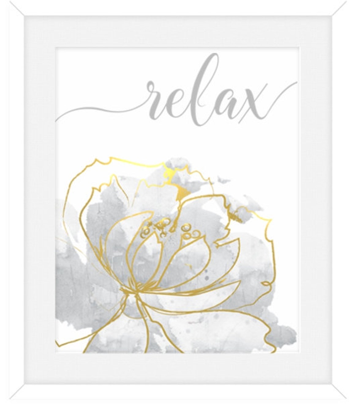 Bathroom Wall Art Pictures Relax Soak Unwind Printable - Etsy