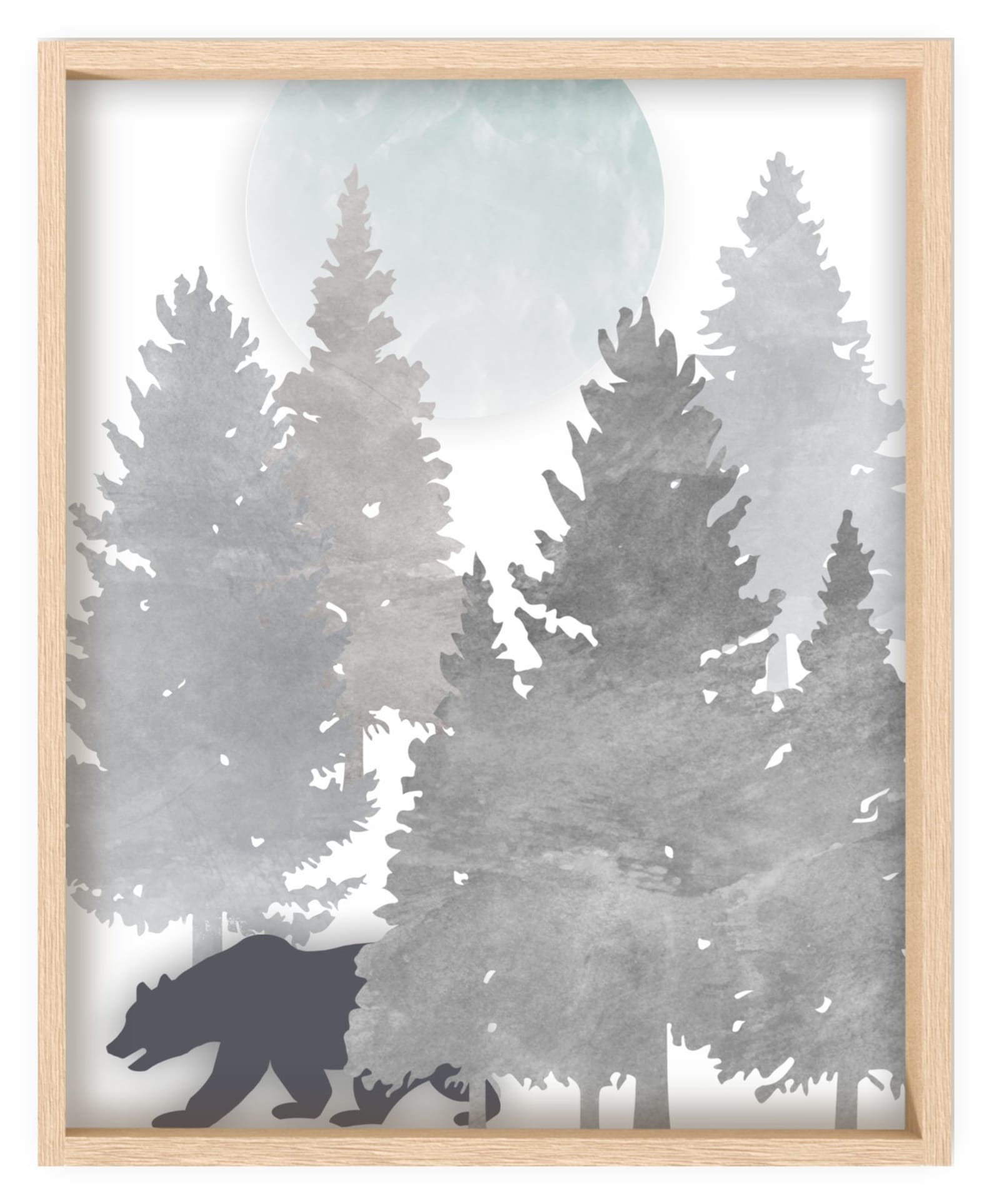 WOODLAND Nursery Decor Baby Boy Nursery PRINTABLES Set of 3 - Etsy