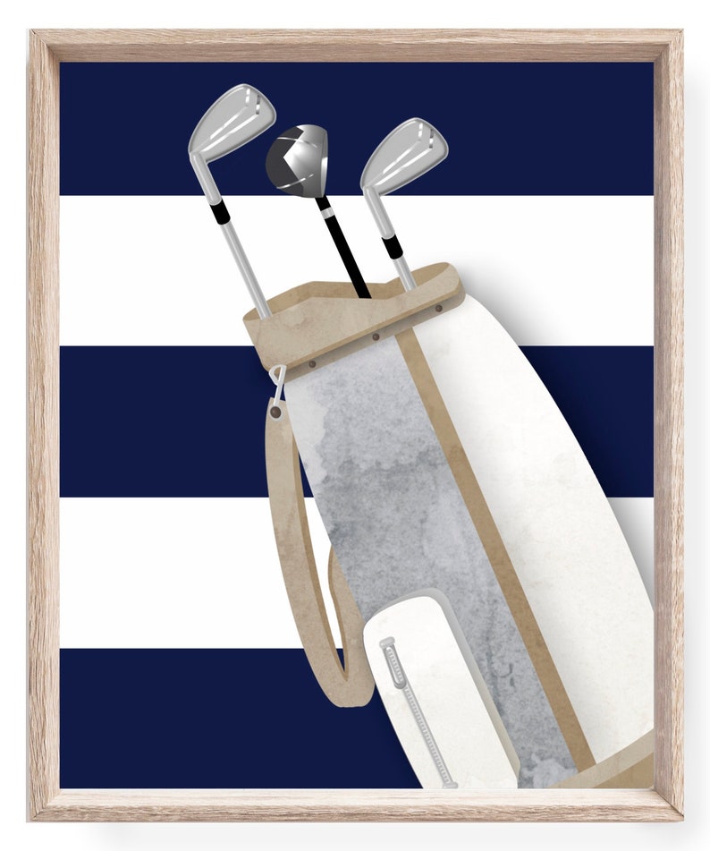 Baby Boy Golf Nursery Art Set of 4 Golf Wall Art Little Boys Etsy