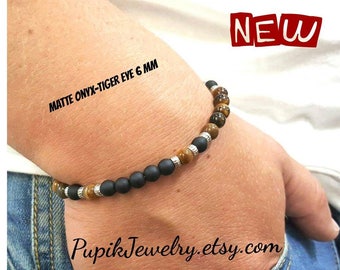 Roter Tigeraugen Selten Rot Damen Herren Armband Bracelet Perlen Löwe Men Buddha