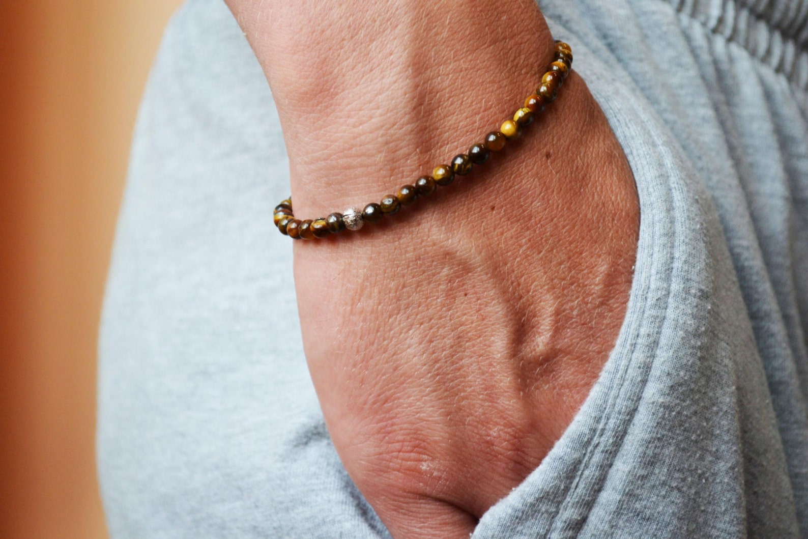 4 mm BEADED BRACELETS Men's Jewelry Yoga Bracelet Gemstone Etsy