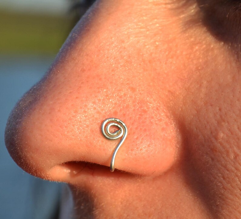 Nose Ring Indian nose ring Small Tragus Cuff Cuff Earring Ear Clip Non Pierced Ear Cuff Clip on Earring