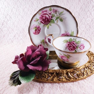 Vintage Teacup Royal Standard Orleans Rose