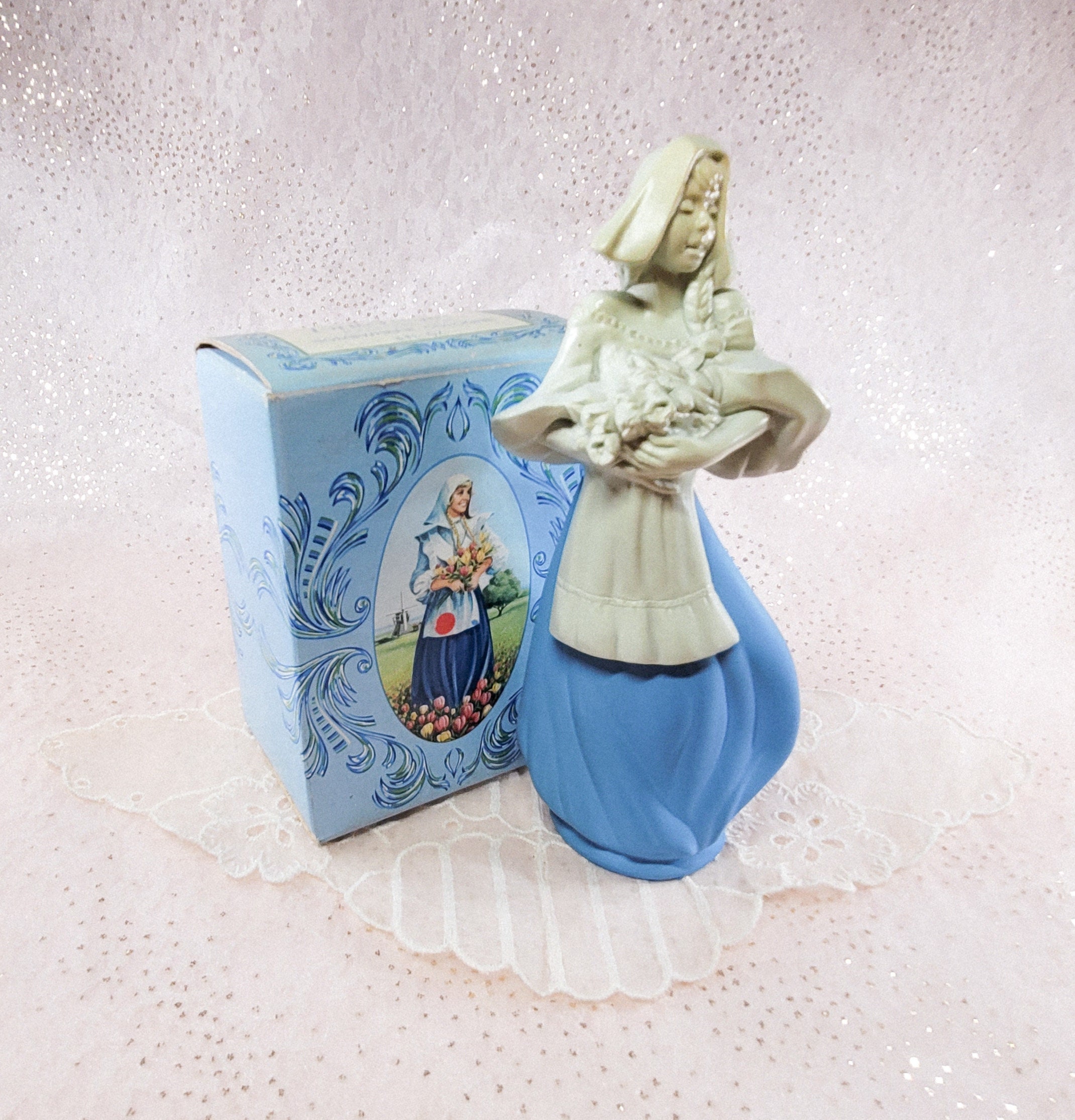 Vintage Avon Dutch Girl Figurine and Cologne Somewhere