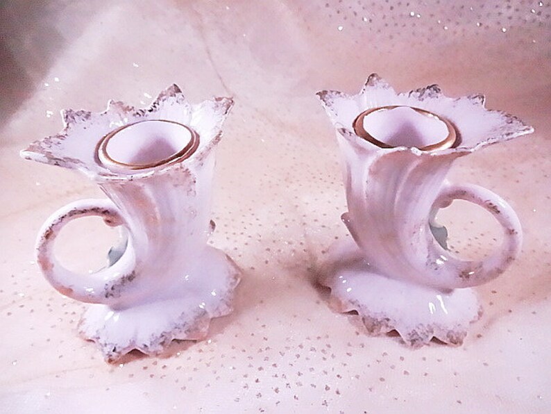 Vintage Candlestiacks and Swan