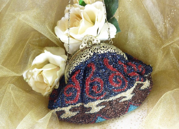 Vintage Beaded Bag
