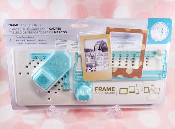 Memorykeeper Quaderno We R Memory Keepers Frame Banner Punch Board, Plastica Macchina Da Scrivere