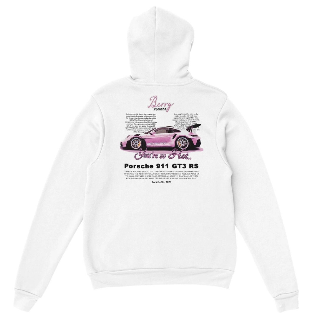 Porsche 911 GT3 RS Pink Hoodie Sweatshirt Tshirt GT3RS Etsy