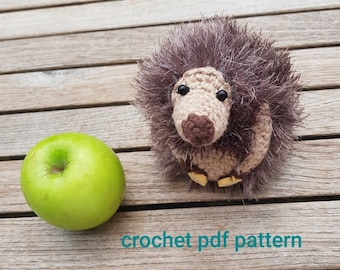 Hedgehog cosy pattern, crochet hedgehog pattern, hedgehog pattern, lunchbox cosy, crochet hedgehog cozy, chocolate orange cover, hedgehog