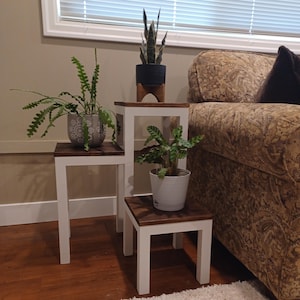 3 Level Plant Stand Plan: DIY Scrap Wood Project (PDF Pattern