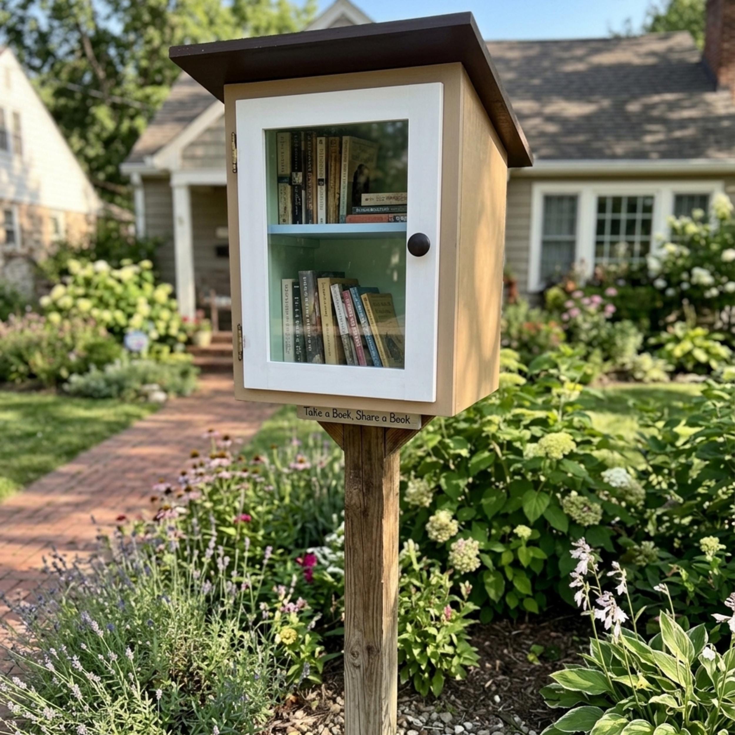 Easy Library Easy DIY Free Library Plan: Fun Beginner Woodworking Project (PDF ...