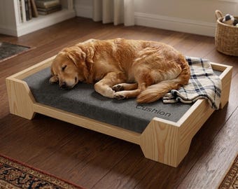 Easy DIY Modern Dog Bed Plan: Fun Beginner Woodworking Project (PDF Download)