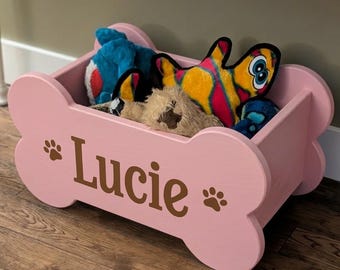 Easy DIY Dog Toy Box Plan, Fun Beginner Woodworking Project (PDF Download)