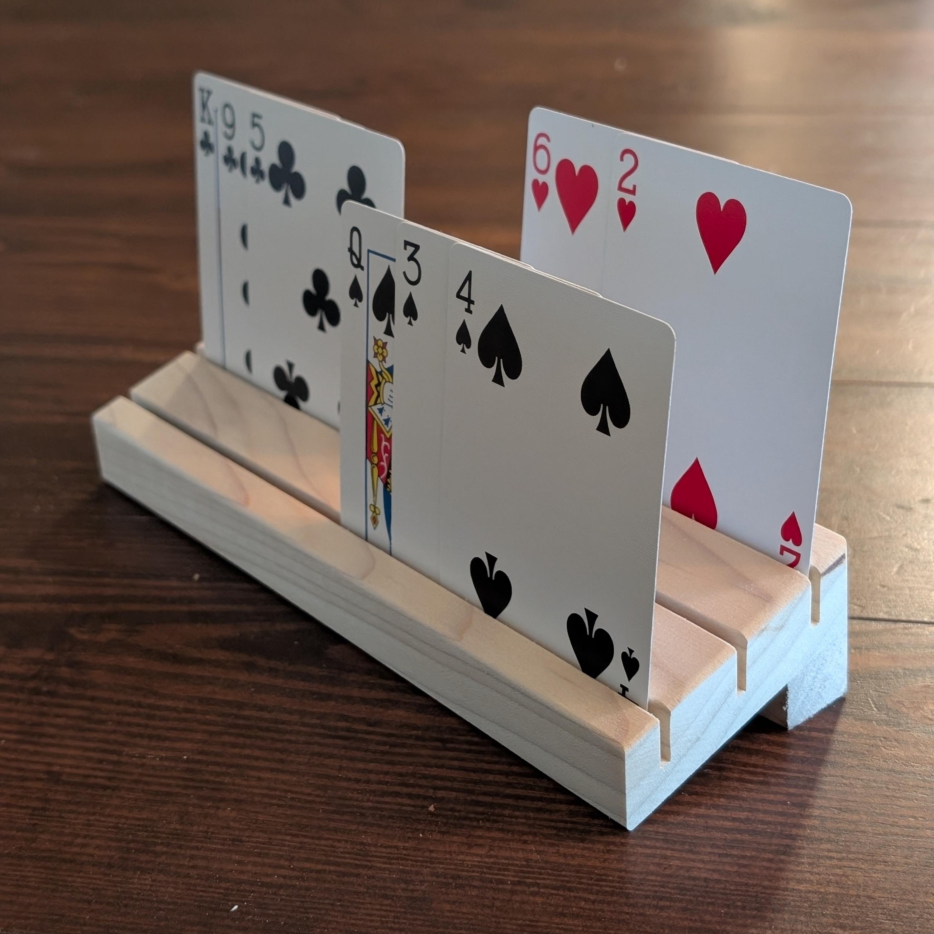 Easy DIY Playing Card Holder Block Plan: Beginner / Basic Woodworking ...