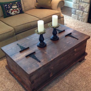 DIY Blanket Storage Coffee Table Plan: Beginner Woodworking Project (Digital Download)