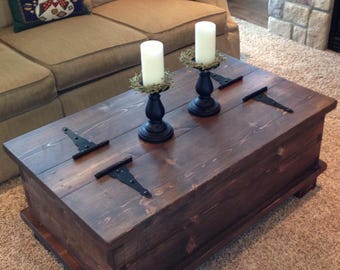 DIY Blanket Storage Coffee Table, Beginner Step by Step woodworking projects plan, Fun project, Basic Woodworking Plan