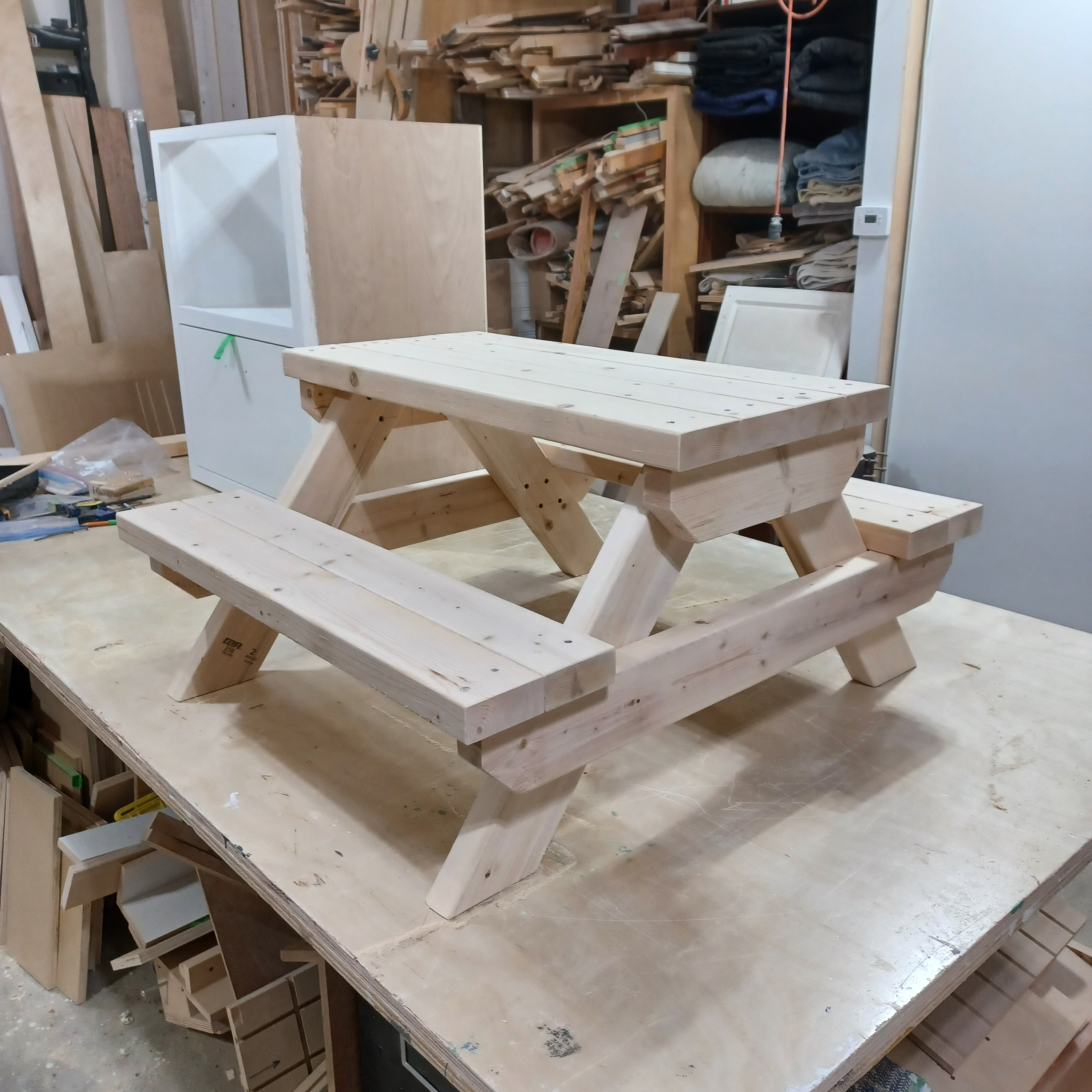 DIY Child Sized Picnic Table Plans, Woodworking Plans, Easy to Follow