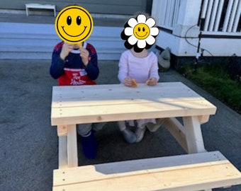 Planos fáciles de mesa de picnic para niños: Proyecto de carpintería divertido para principiantes (Descarga PDF)