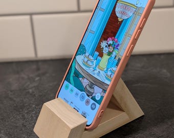 Plano fácil de soporte para teléfono inteligente o tableta: Proyecto de carpintería para principiantes (Descarga PDF)