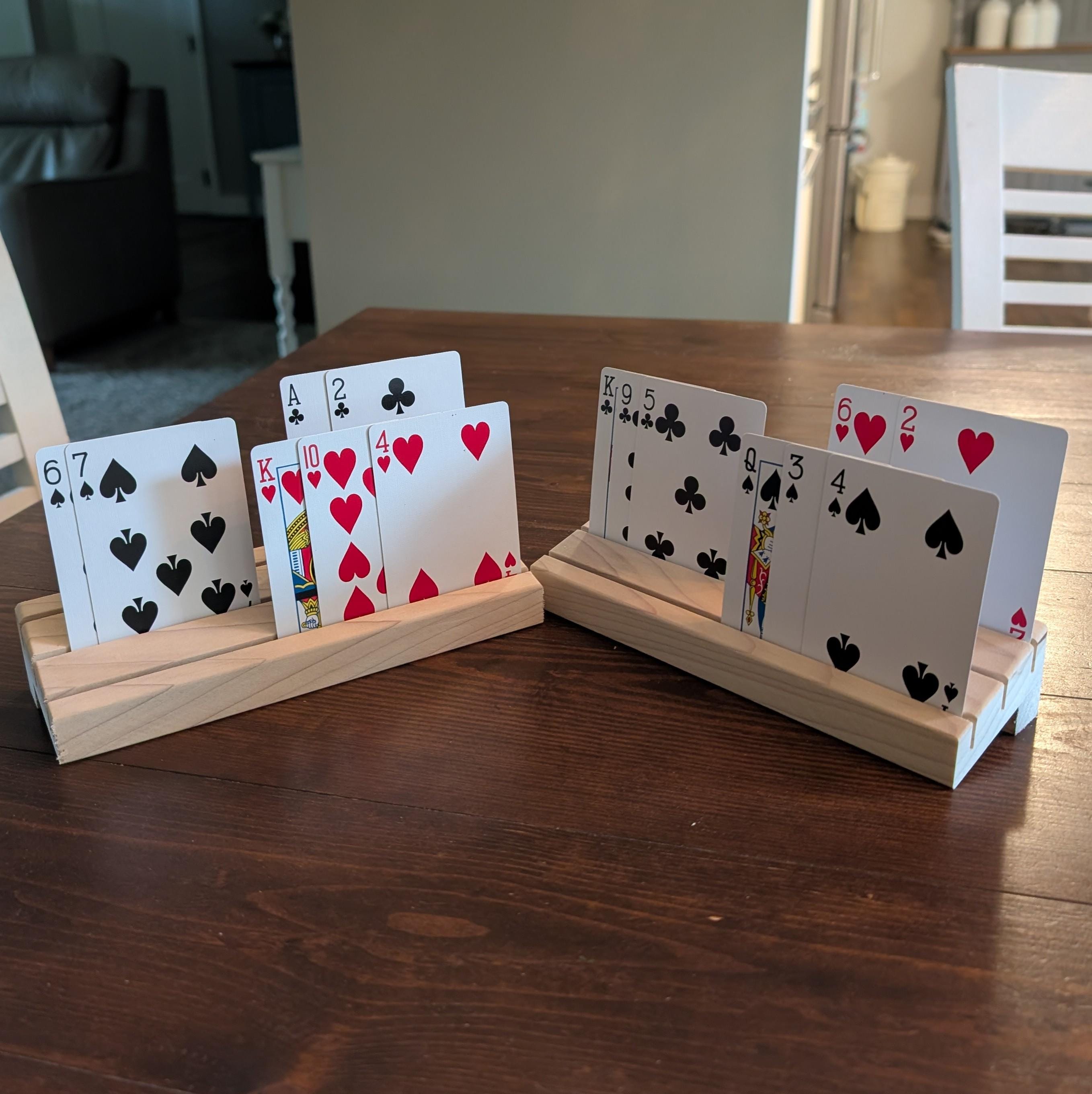 Easy DIY Playing Card Holder Block Plan: Beginner / Basic Woodworking ...